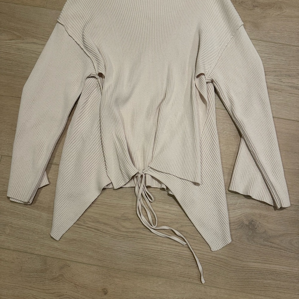 Free People Cream Sweater